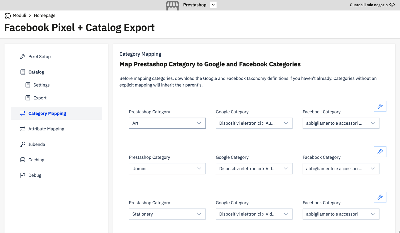 Category Mapping